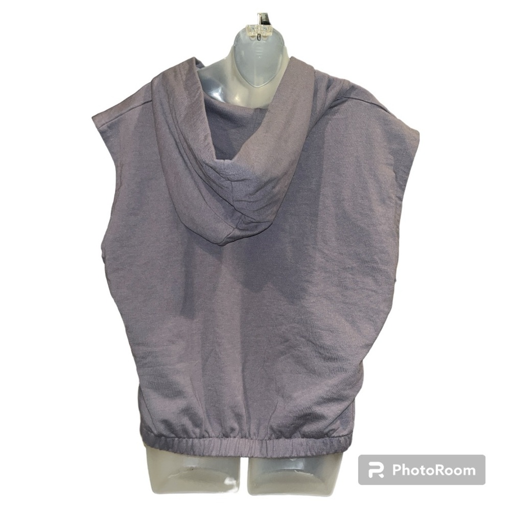 BONDS Women’s Essentials Move Sleeveless Hoodie in Purple XL